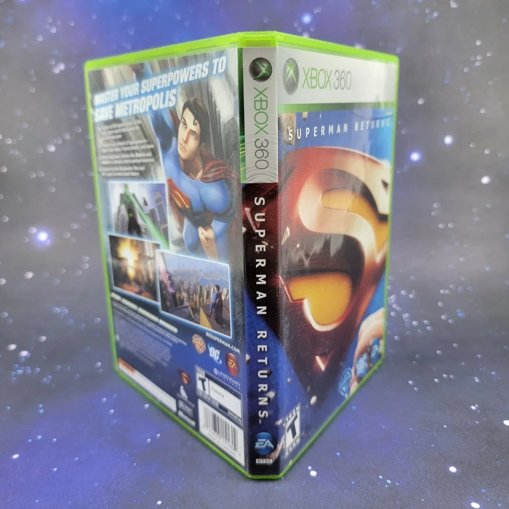 Superman Returns Xbox 360 Game DC Comics EA Games Complete with Manual CIB